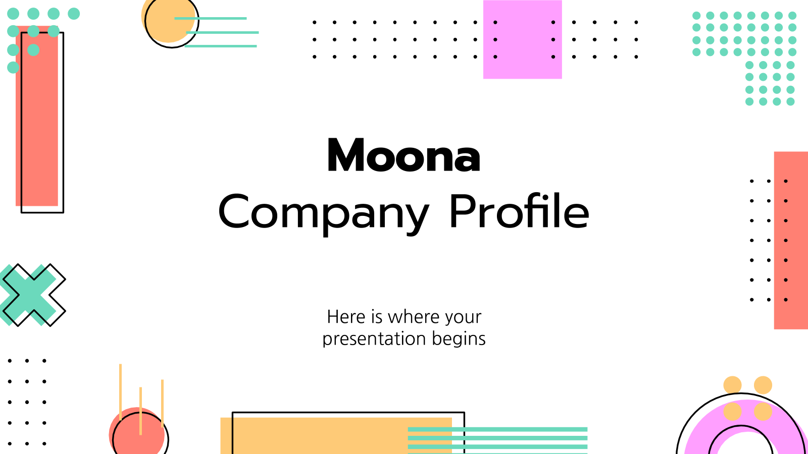 Moona公司简介PowerPoint模板
